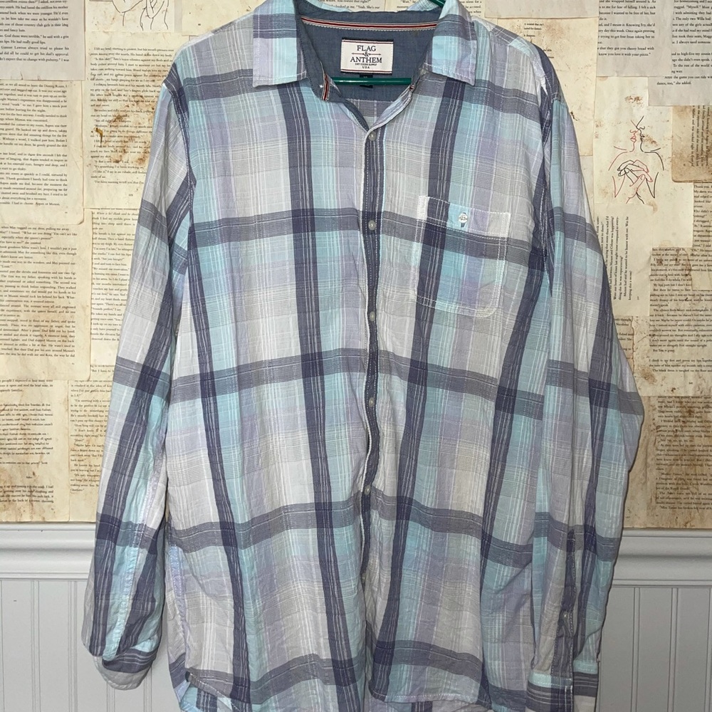 flannel button up